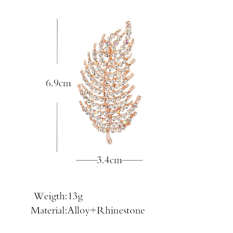 Ghim cài áo vest nam nữ, Trâm cài áo Unisex cao cấp, ghim cài áo sơ mi thiết kế hình lá tinh sảo