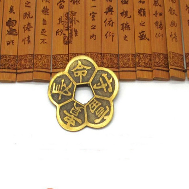 Dây treo Ngũ Phúc Hoa Mai - Cát tường chiêu lộc 40cm