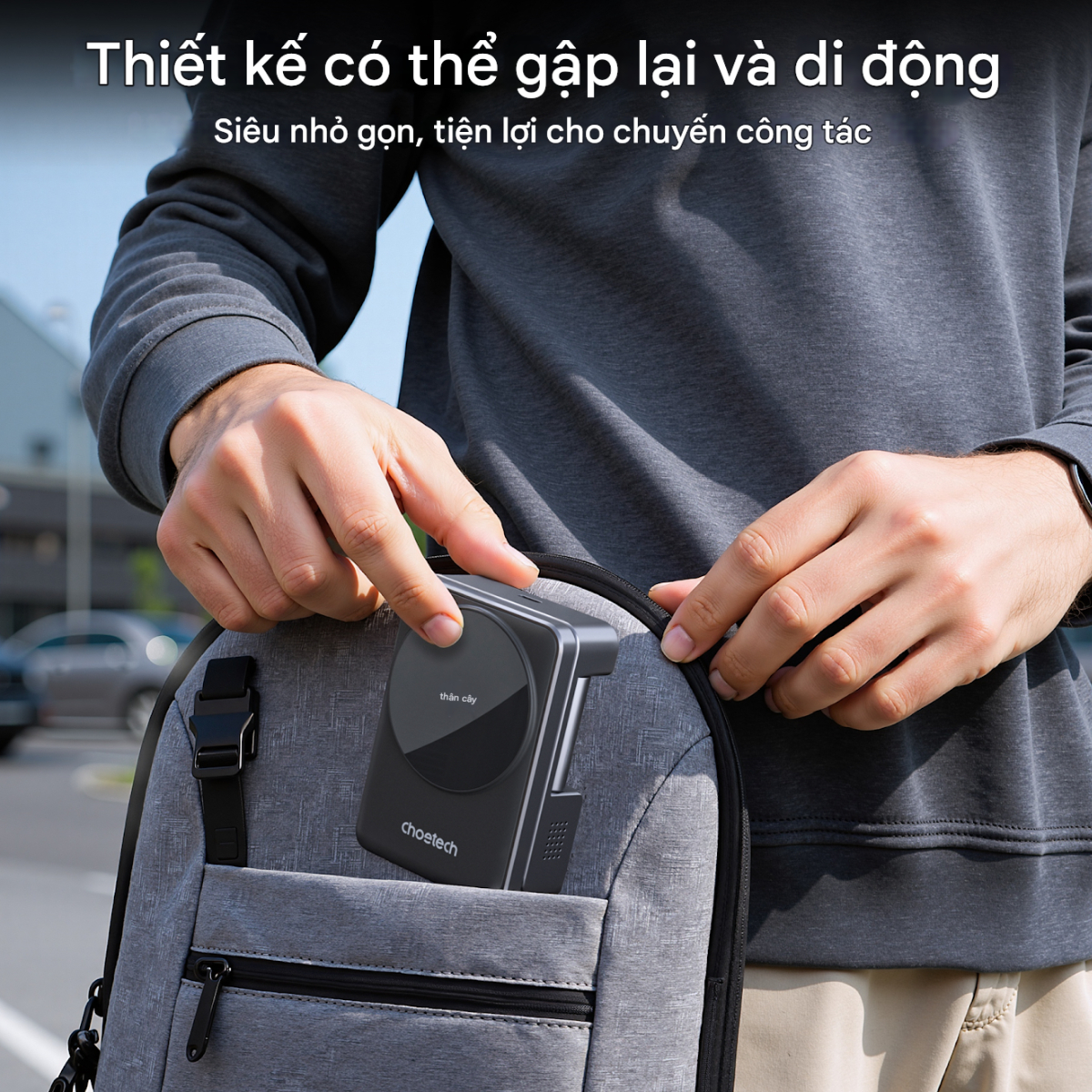 Đế sạc nhanh không dây 3 in 1 gấp gọn 15W Choetech T637 chuẩn Qi2 dùng cho điện thoại, tai nghe và đồng hồ thông minh - Hàng chính hãng)