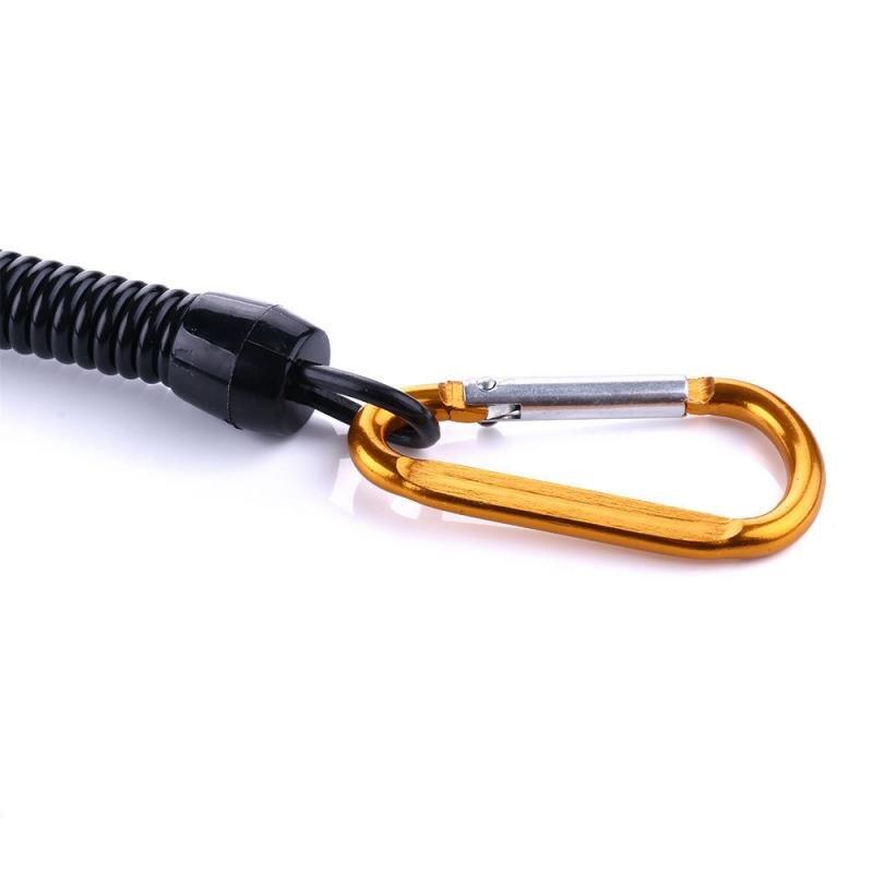 1pcs Fishing Lanyards Boating Ropes Retention String Fishing Rope with Camping Carabiner Secure Lock Fishing Tools Accessories9