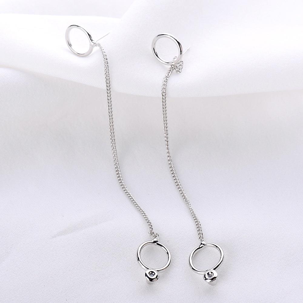 Khuyên tai Unisex bông tai nam nữ dáng dài