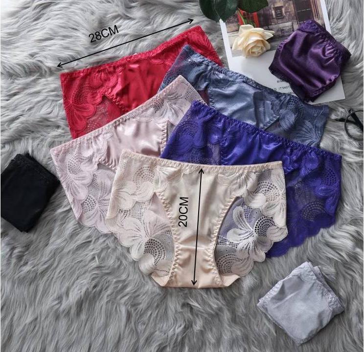 COMBO 5 QUẦN REN NỮ PHI LỤA - MÀU NGẪU NHIÊN