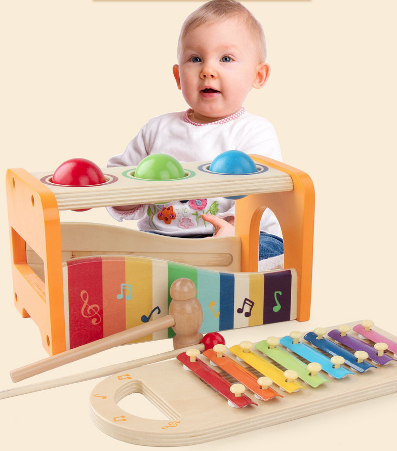 Trò chơi âm nhạc từ gỗ Xylophone cho bé