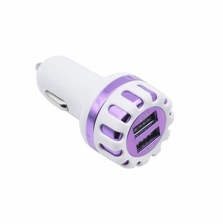 Dual Usb Car Charger Dc 5v/ 2.1a Fast Charging Adapter Universal Dual Usb Car-charger Adapter