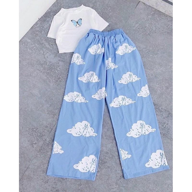 Quần Dài Rộng Dáng Suông Nam, Nữ Unisex Ulzzang-QDCDAMMAY