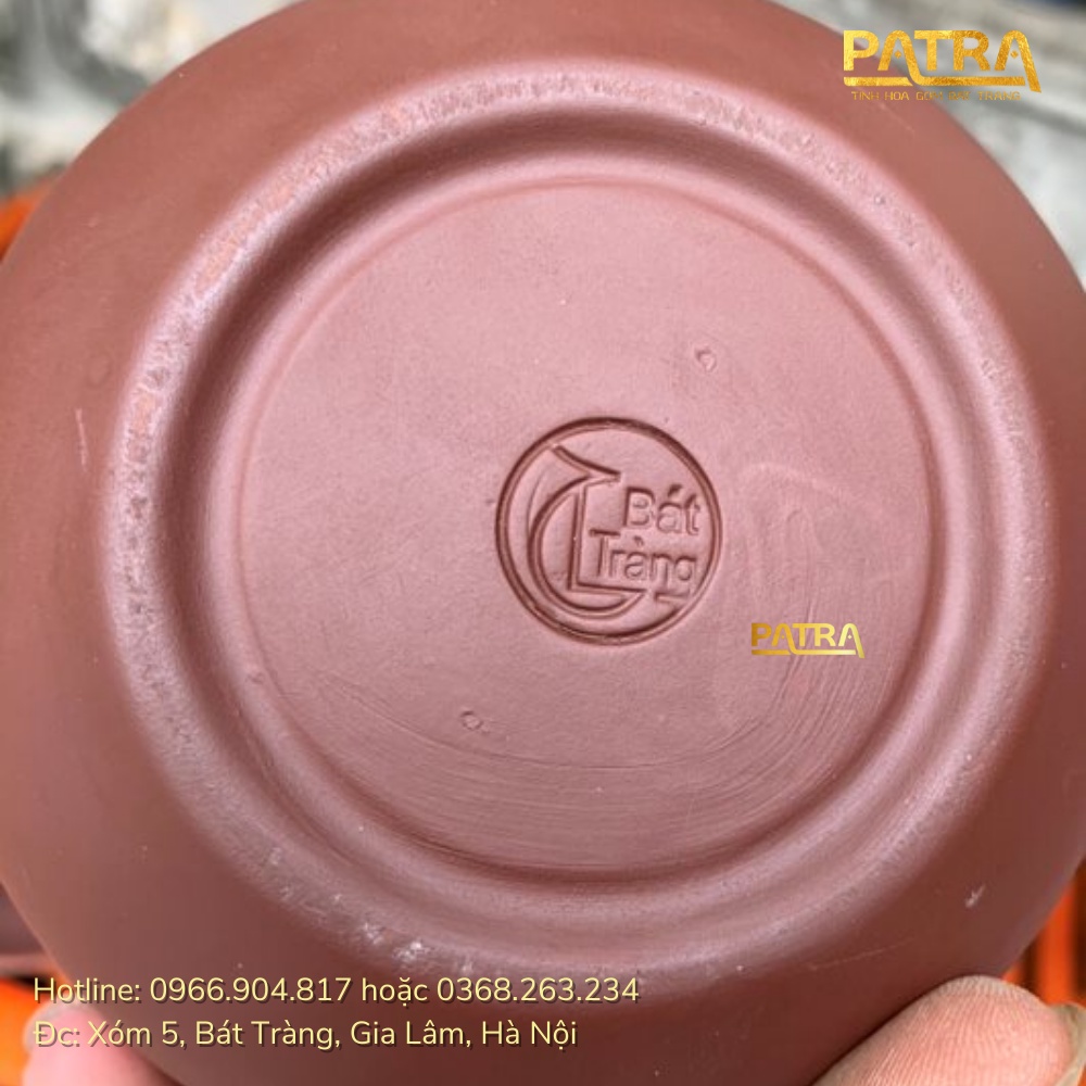 Bộ ấm chén uống trà cao cấp , bộ ấm trà Bát Tràng - trường sa nhật nguyệt khác đào hoa bọc đồng trắng