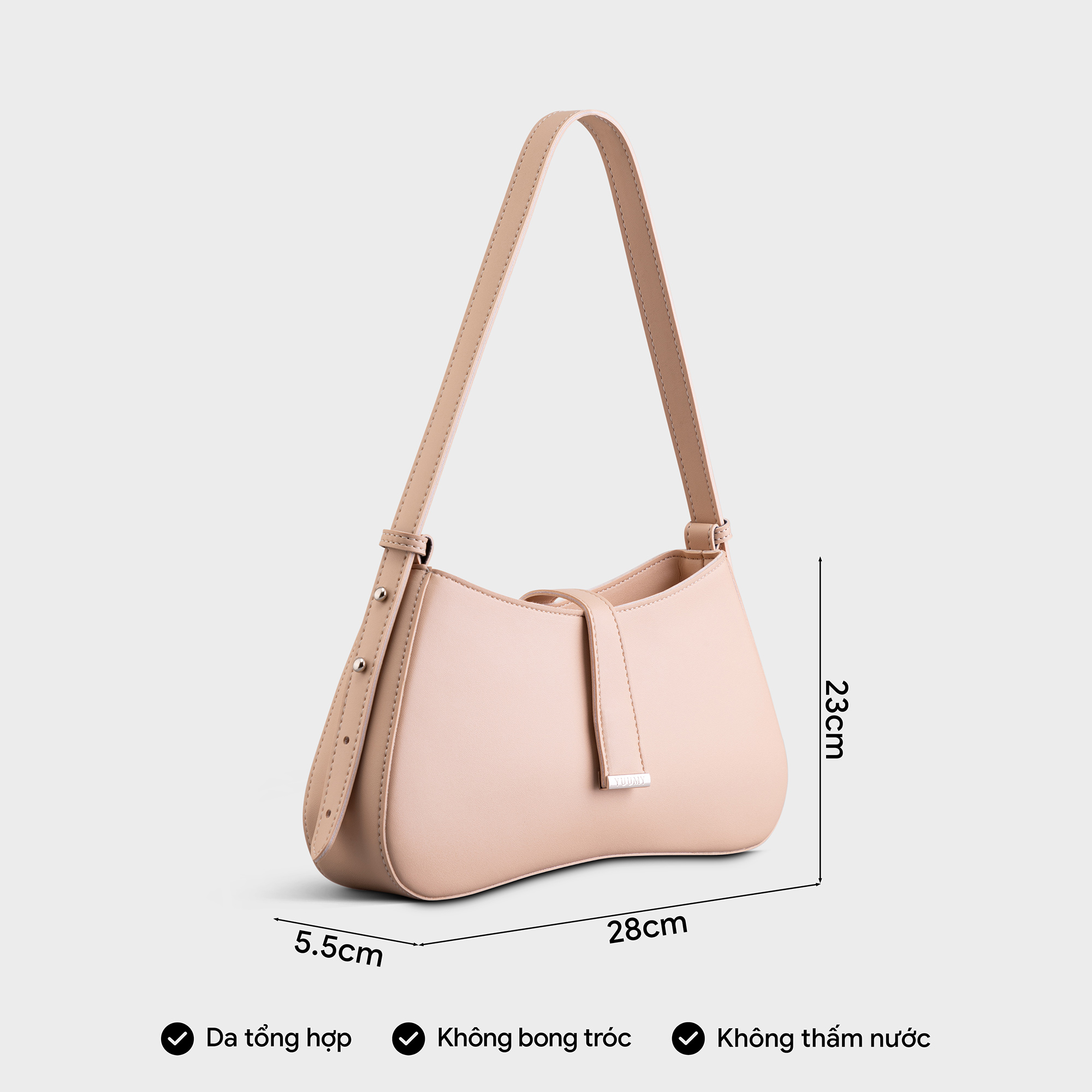 Túi Yuumy ( Thời trang nữ dự tiệc size 28 - Túi đeo chéo da Seasand YN188 )