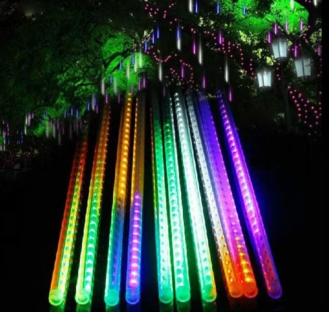 BỘ 8 ỐNG ĐÈN LED TRANG TRÍ SÁNG HIỆU ỨNG MÀU SẮC SAO BĂNG CỰC ĐẸP