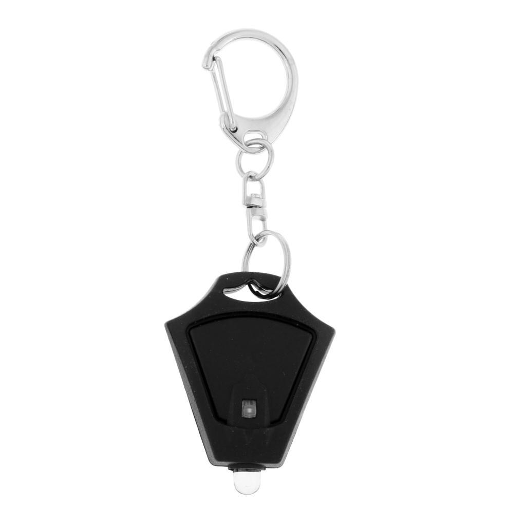 Pocket Keychain LED Flashlight Outdoor Camping Mini LED Lamp Emergency Torch with Carabiner