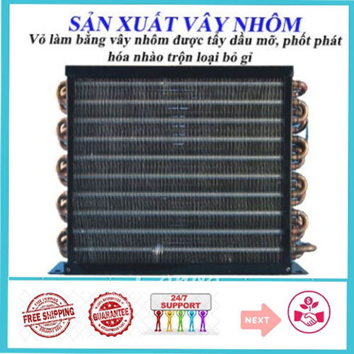 DÀN NÓNG COIL FNA 1.0/4.4 1/2HP 1000W được sử dụng rộng rãi trong các công trình lạnh, máy làm mát, máy sấy