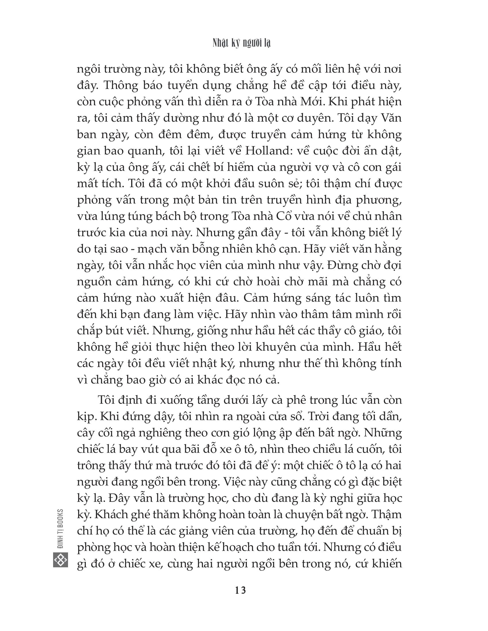 Nhật Ký Người Lạ