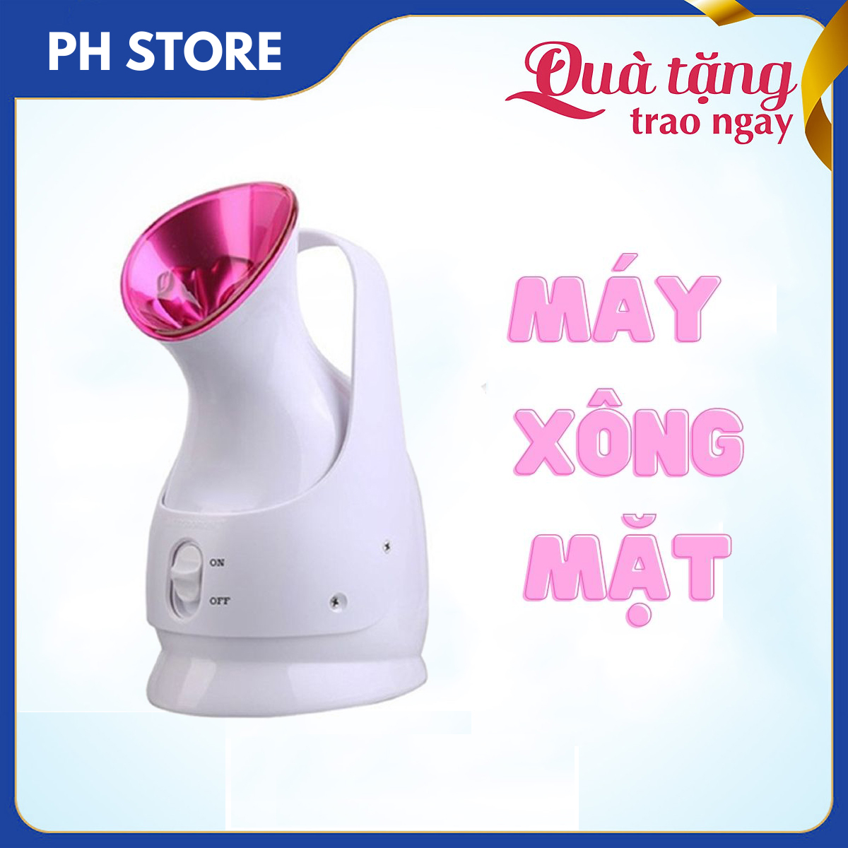 Máy Xông Hơi Mặt , Công Suất 280W, Thiết Kế Nhỏ Gọn, Dễ Sử Dụng, Phù Hợp Với Mọi Thành Viên Trong Gia Đình, Thân Máy Bằng Nhựa ABS Cao Cấp, Khay Đựng Nước Dung Tích 55ml