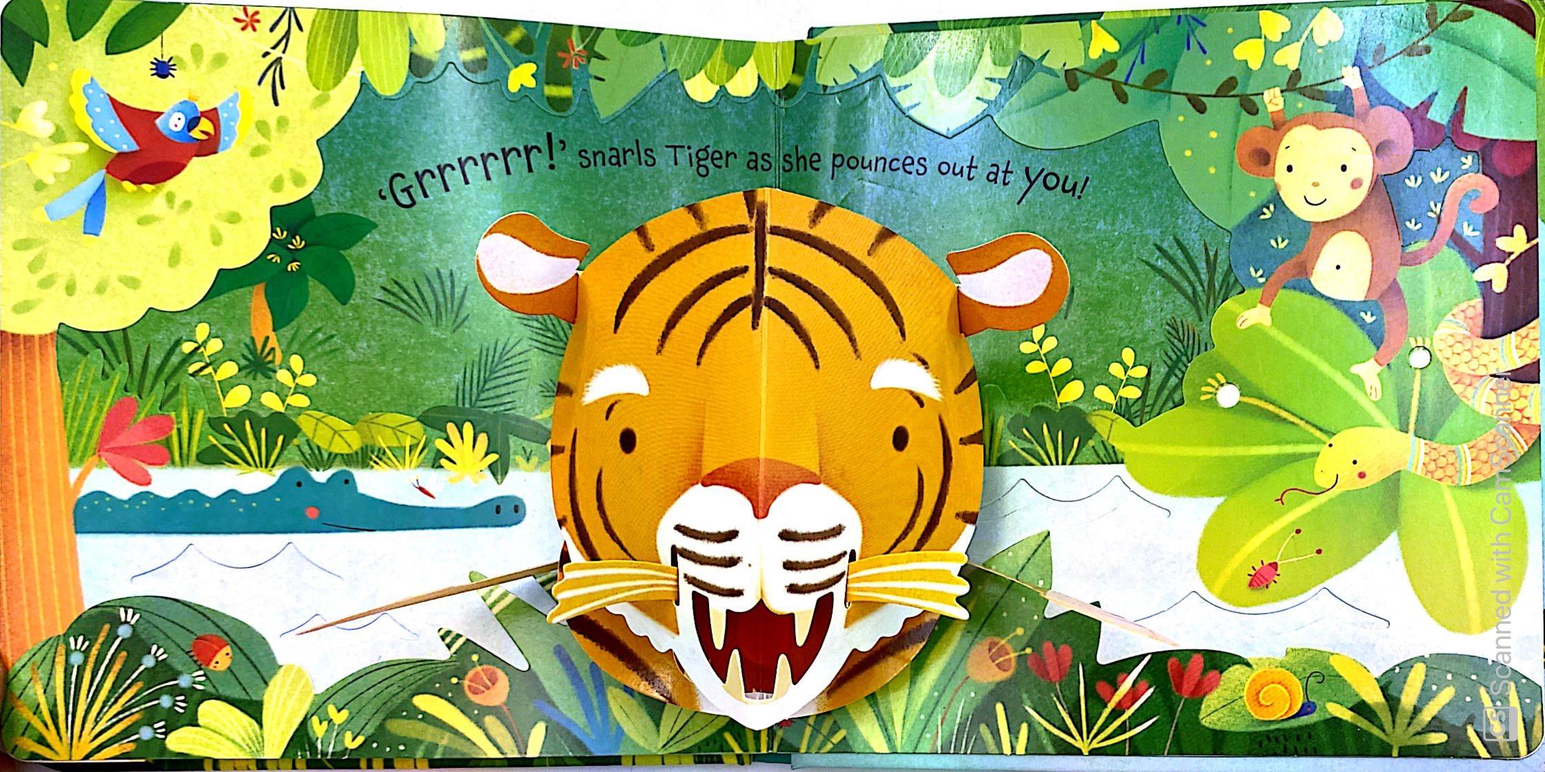 Sách tương tác tiếng Anh - Usborne Pop-up Jungle