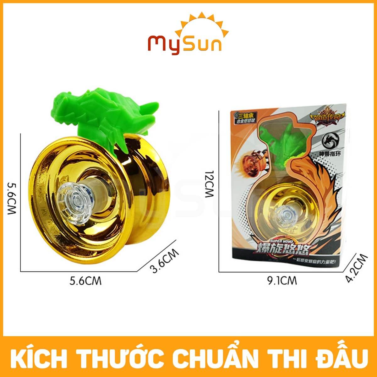 Đồ chơi YoYo ZoZo nhạy chuyên nghiệp linh thú thần rồng hổ tuyệt đỉnh con quay vô cực giá rẻ cho bé MySun