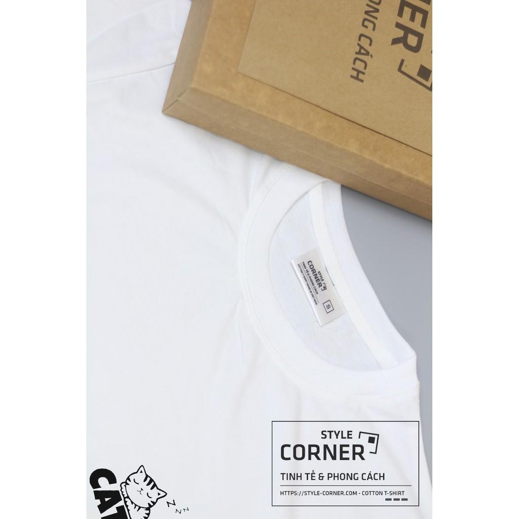Áo thun Cotton 4 chiều Siêu mát Style Corner Mèo nhỏ
