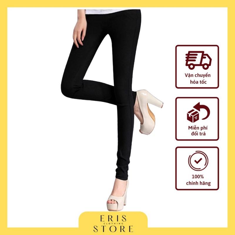 Quần legging nữ ERIS cạp cao form ôm dài mặc tôn dáng, tập gym
