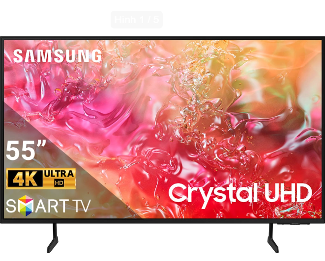 Smart Tivi Samsung 4K 55 inch UA55DU7000KXXV - Hàng chính hãng