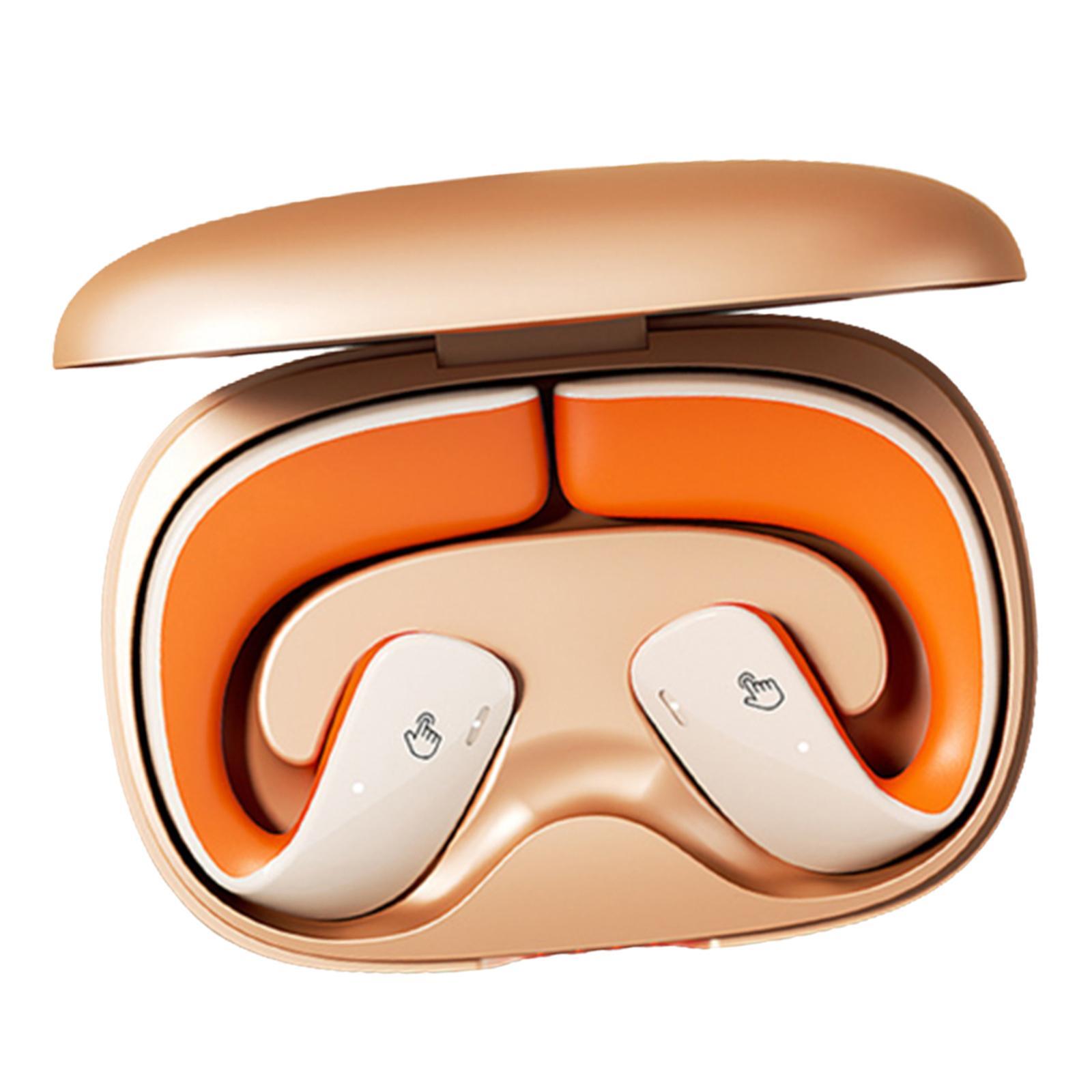 Wireless Clip on Headphones Touch Control V5.3 Earphones for Outdoor Workout