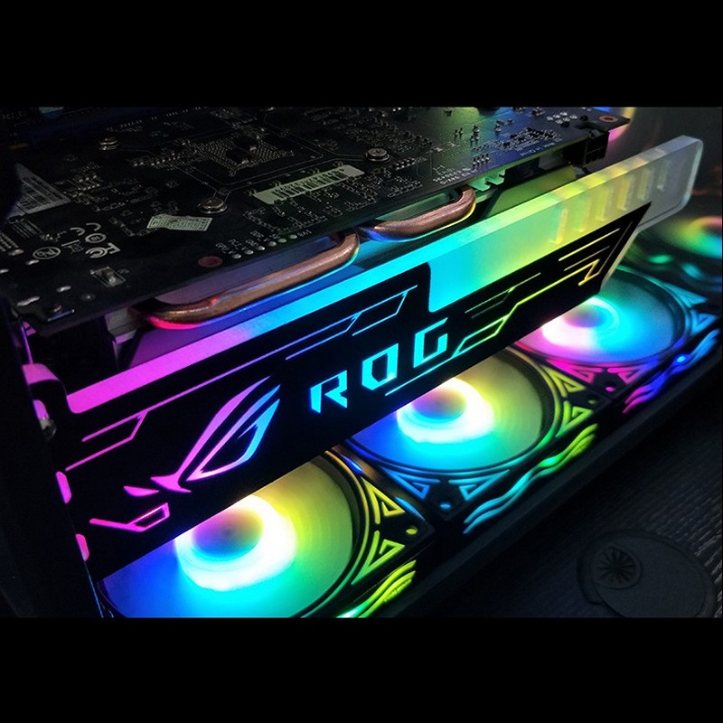 Thanh Led RGB ROG đồng bộ Hub , Dùng độ trang trí cho VGA máy tính - Hàng nhập khẩu