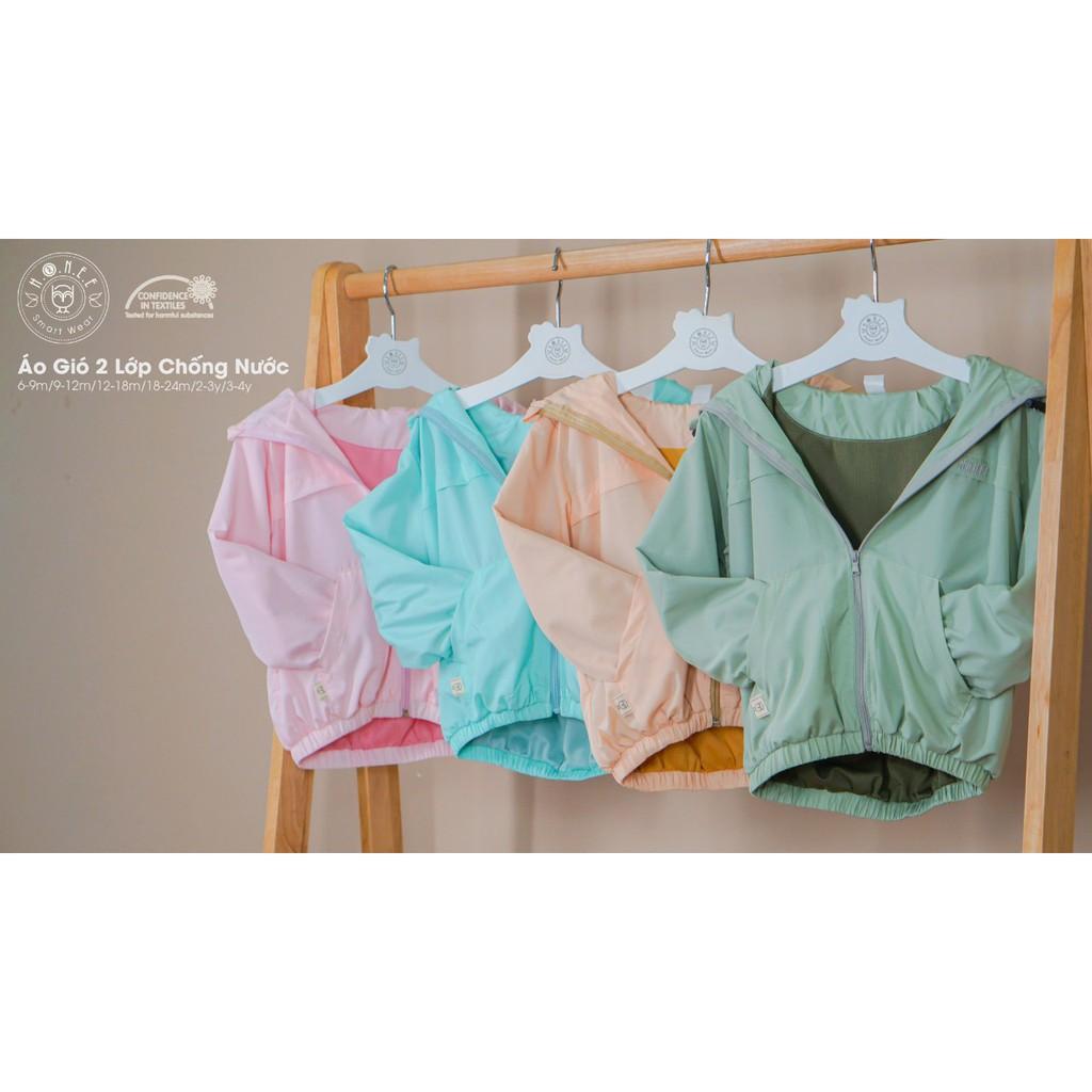 ÁO GIÓ 2 LỚP CHỐNG NƯỚC HRNEE (SIZE 12-18M ĐẾN 3-4Y