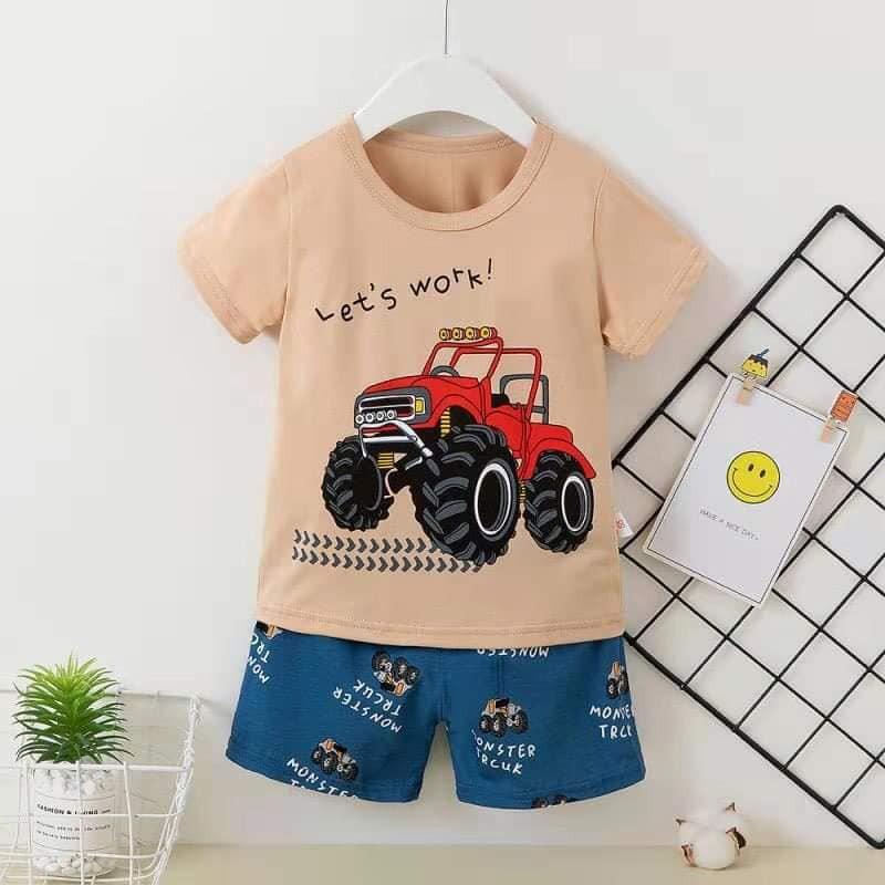 Bộ cotton xuất hàn cho bé từ 16-25kg