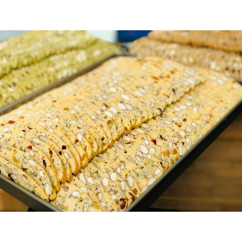 Bánh Biscotti ORIGINAL 250gr - Bánh Ăn Kiêng Không Đường Vua Yến Mạch