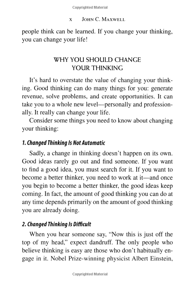 How Successful People Think: Change Your Thinking, Change Your Life (Hardcover)