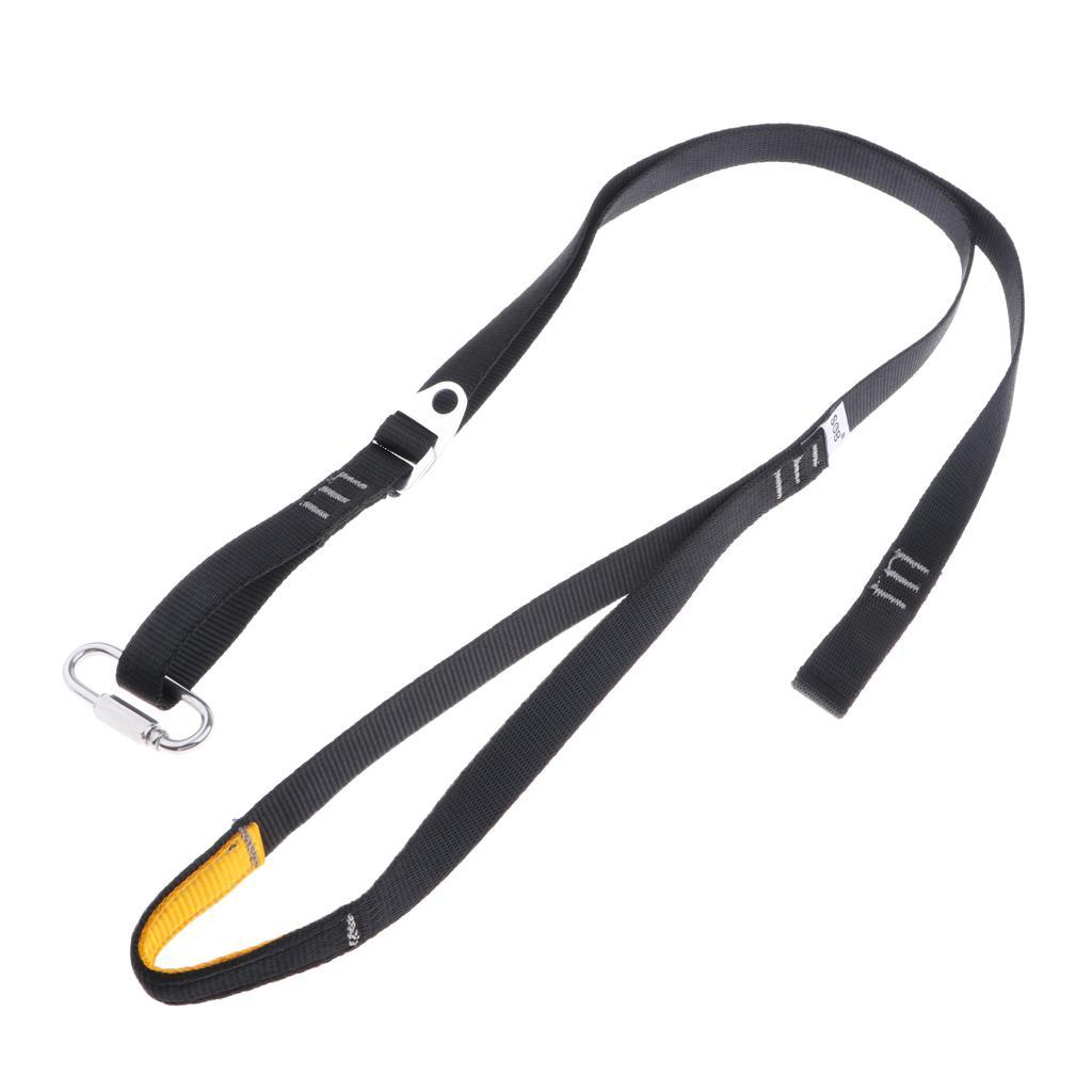 2 Pieces Climbing Aider Ascender Loop Lightweight for Rock Climbing Rescue Foot Ascender Starp Sling Ascending Loop