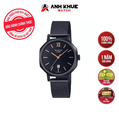 Đồng hồ Casio Sheen Nữ Dây Kim Loại SHE-4554BM-1AUDF