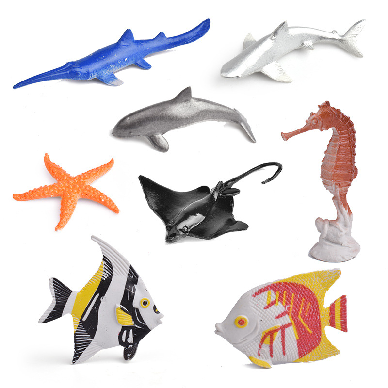 Bộ đồ chơi 46 mô hình Cá & sinh vật Biển New4all Animal Ocean World sống động cho bé 3 tuổi