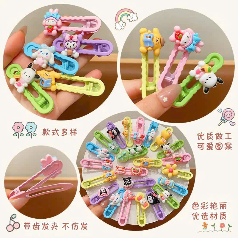 Set 30 Túi Mù Kẹp Tóc Hoạt Hình Mix Ngẫu Nhiên Siêu Dễ Thương – Kẹp Tóc Mini Cho Bé Và Nữ - HÀNG CHÍNH HÃNG MINIIN