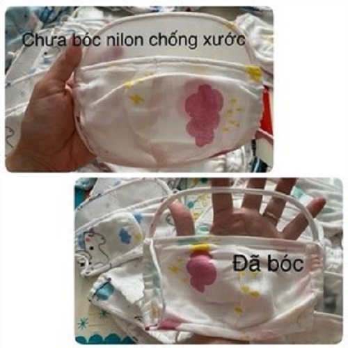 Khẩu trang kính cho bé trai và gái chống bụi, giọt bắn 3 tháng-6 tuổi