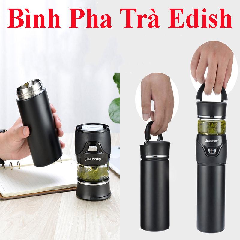 Bình Pha Trà Kiêm Giữ Nhiệt Đa Năng Edish Dung Tích 450ml - HÀNG CHÍNH HÃNG, Công Nghệ Đức, Giữ Nhiệt Lâu