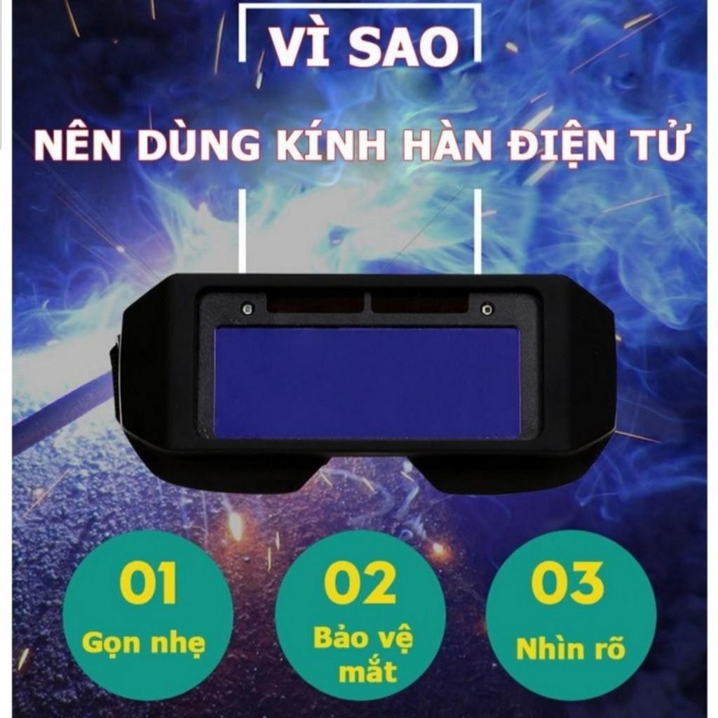 Mắt kính hàn điện tử tự động sáng- tối, loại tốt hàng chất lượng cao