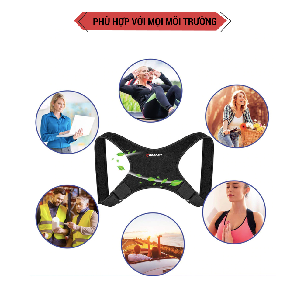 Đai chống gù lưng chính hãng GoodFit GF711P