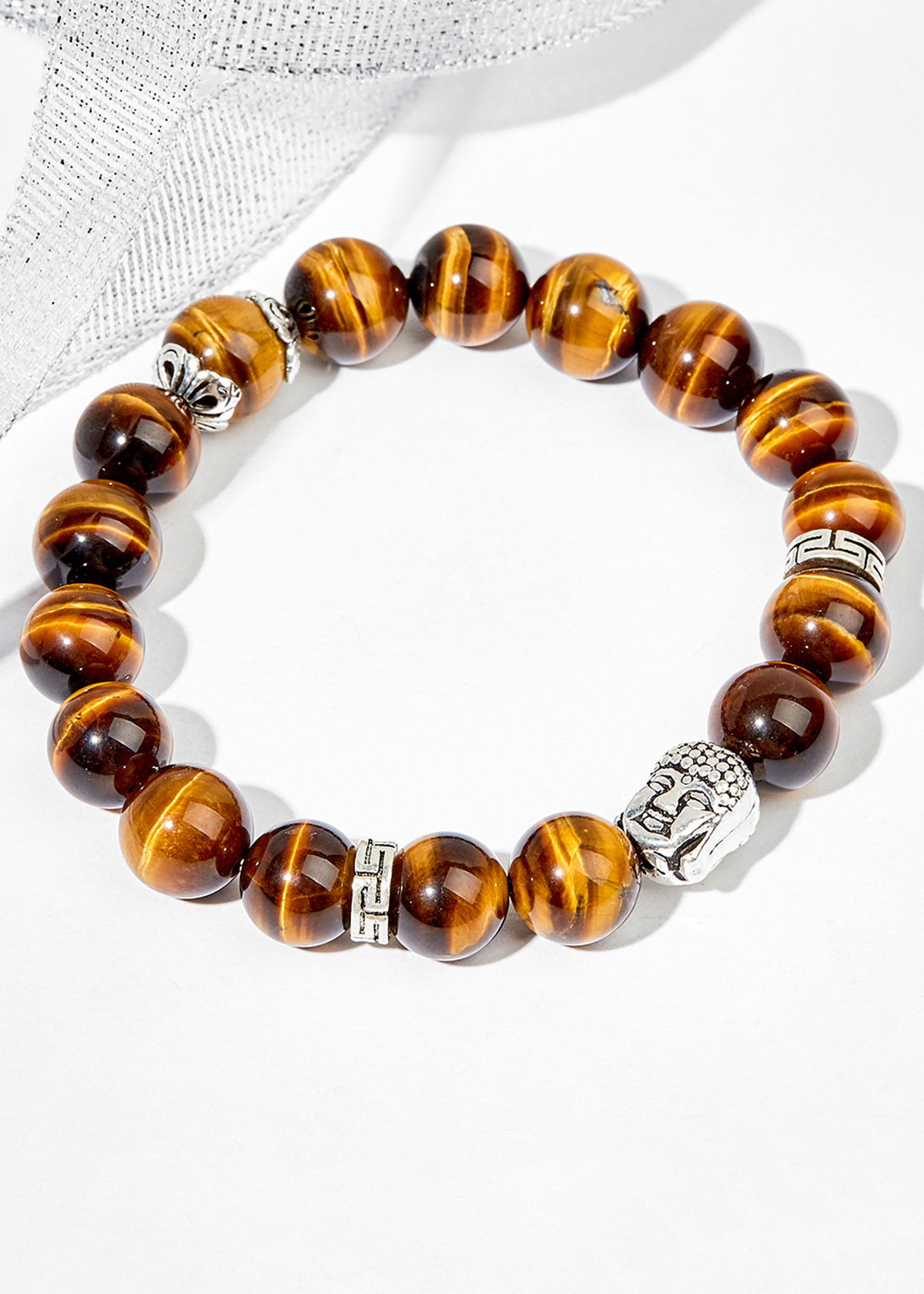 Vòng tay đá thiên nhiên charm phật size hạt 10mm - Ngọc Quý Gemstones
