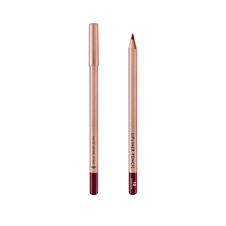 (BẢN MỚI) Chì Kẻ Viền Môi Vacosi Lipliner Pencil No.10 Crush Plum: Hồng mận