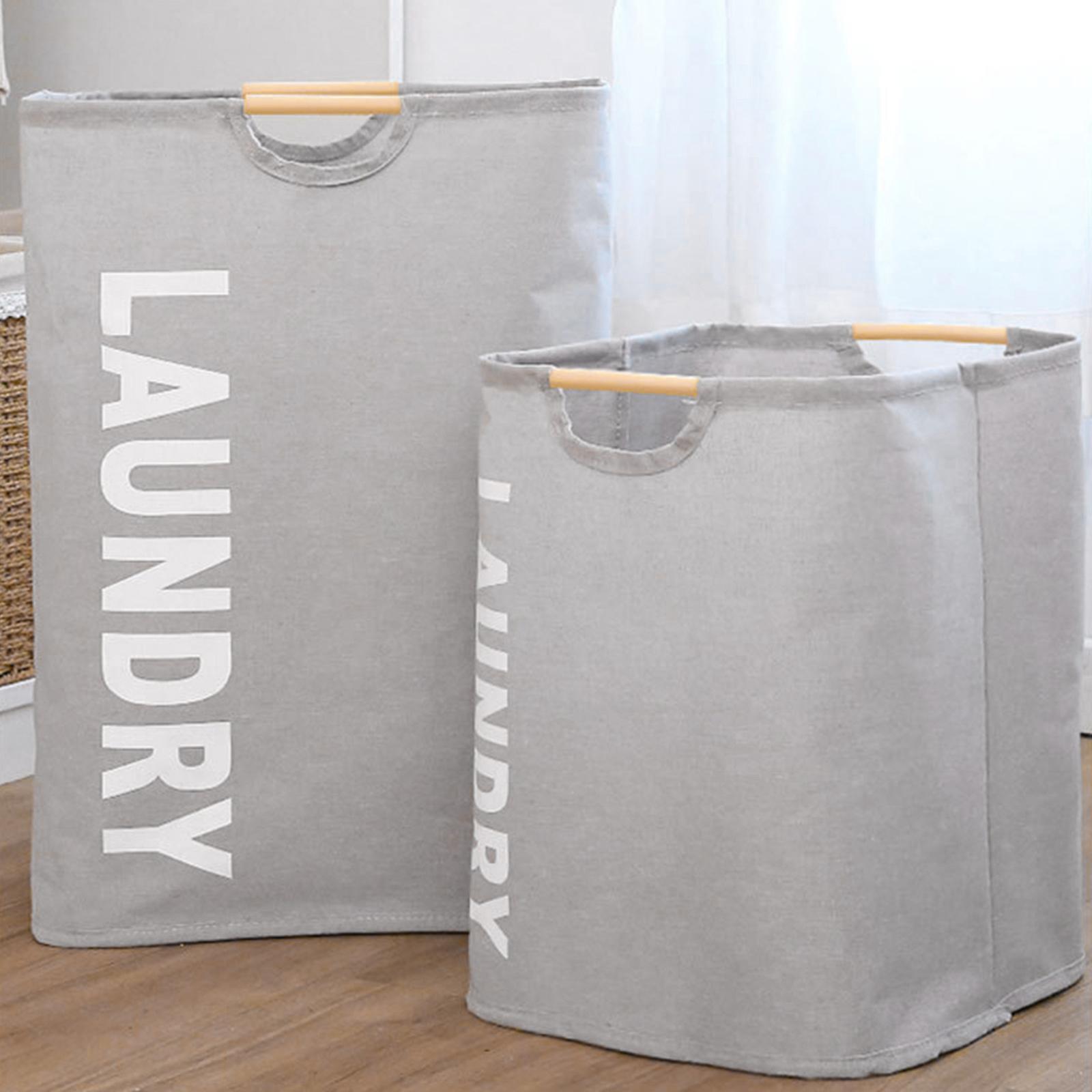 Tall Collapsible Laundry Hamper Laundry Basket Organizer ,Toy Clothes Storage Basket, Handle Foldable Clothing Basket for Bedroom Laundry Room