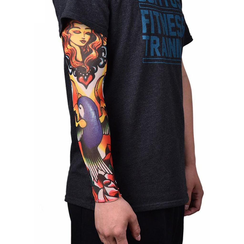 Găng Tay Hình Xăm Tattoo 3d (2 Găng Tay, Mẫu Ngẫu Nhiên)