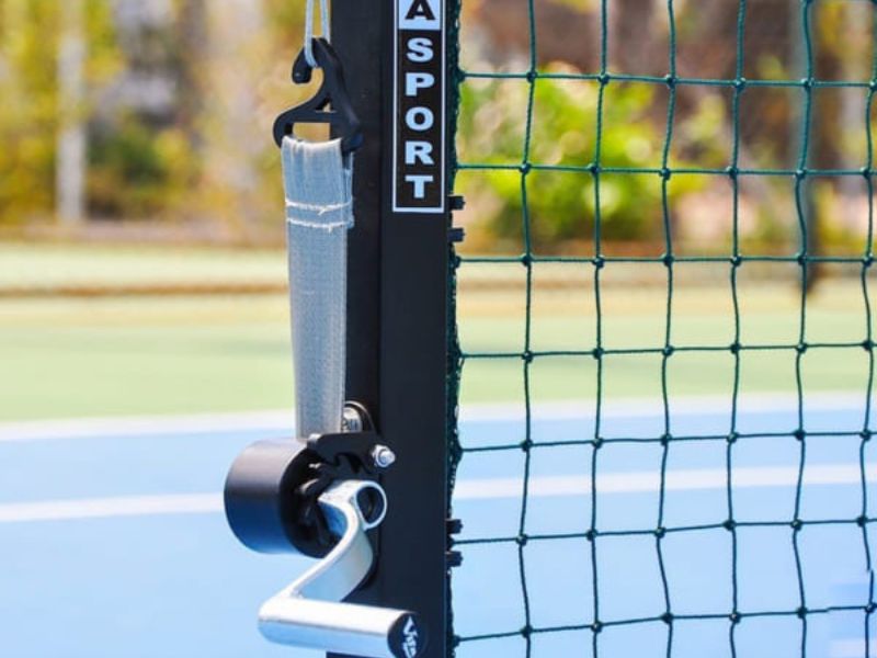 Trụ pickleball Vifa 303701P nặng 20kg, kích thước thép hộp vuông 40*40cm, đạt tiêu chuẩn,dễ dàng tháo lắp khi cần thiết