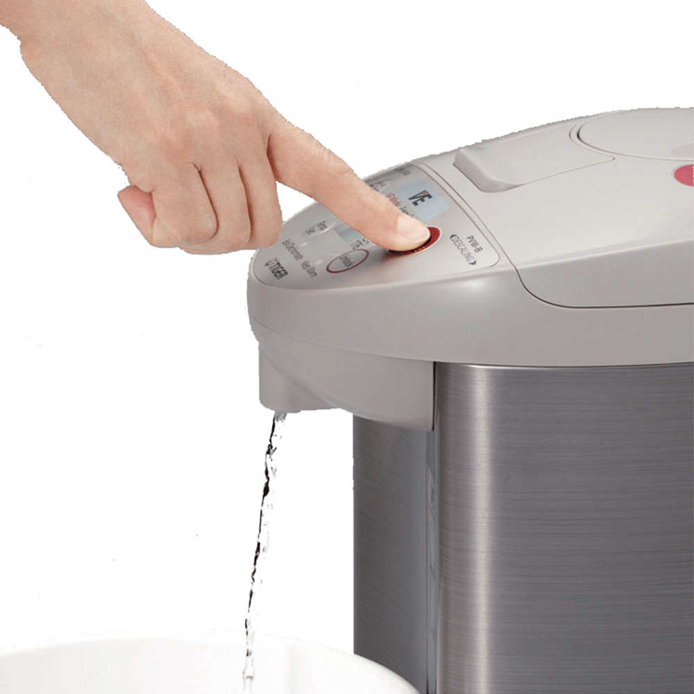 Bình thủy điện tử chân không Tiger PVW-B30W Tặng Bình giữ nhiệt Apollo AP-500 + Bình đun siêu tốc Tiger PFY-A10W - Hàng Chính Hãng