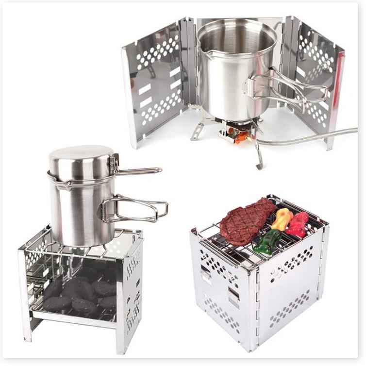 Bếp nướng gấp xếp dã ngoại BBQ 2 người