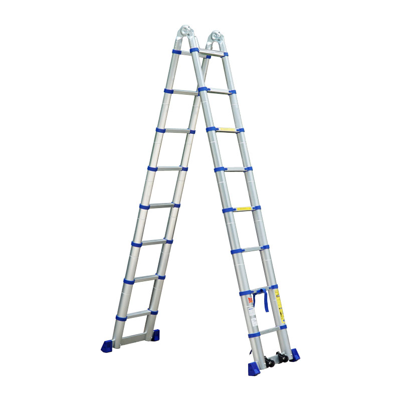 Thang Nhôm Rút Gọn Chữ A Advindeq ADT708B - Xanh