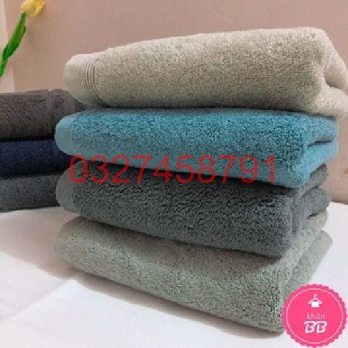 SET 4 KHĂN TẮM COTTON XUẤT HÀN PREMIUM HOTEL TOWEL SIÊU DÀY MỊN - KT 35X80CM