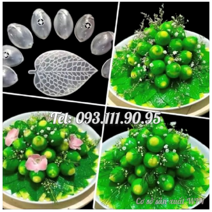 Khuôn làm rau câu trầu cau trong các mâm quả cưới hỏi – Mã số 1425