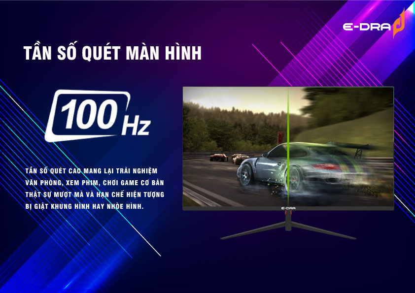 Màn hình Gaming E-Dra EGM24F100S 23.8Inch (FHD/IPS/100Hz/1ms) - Hàng chính hãng