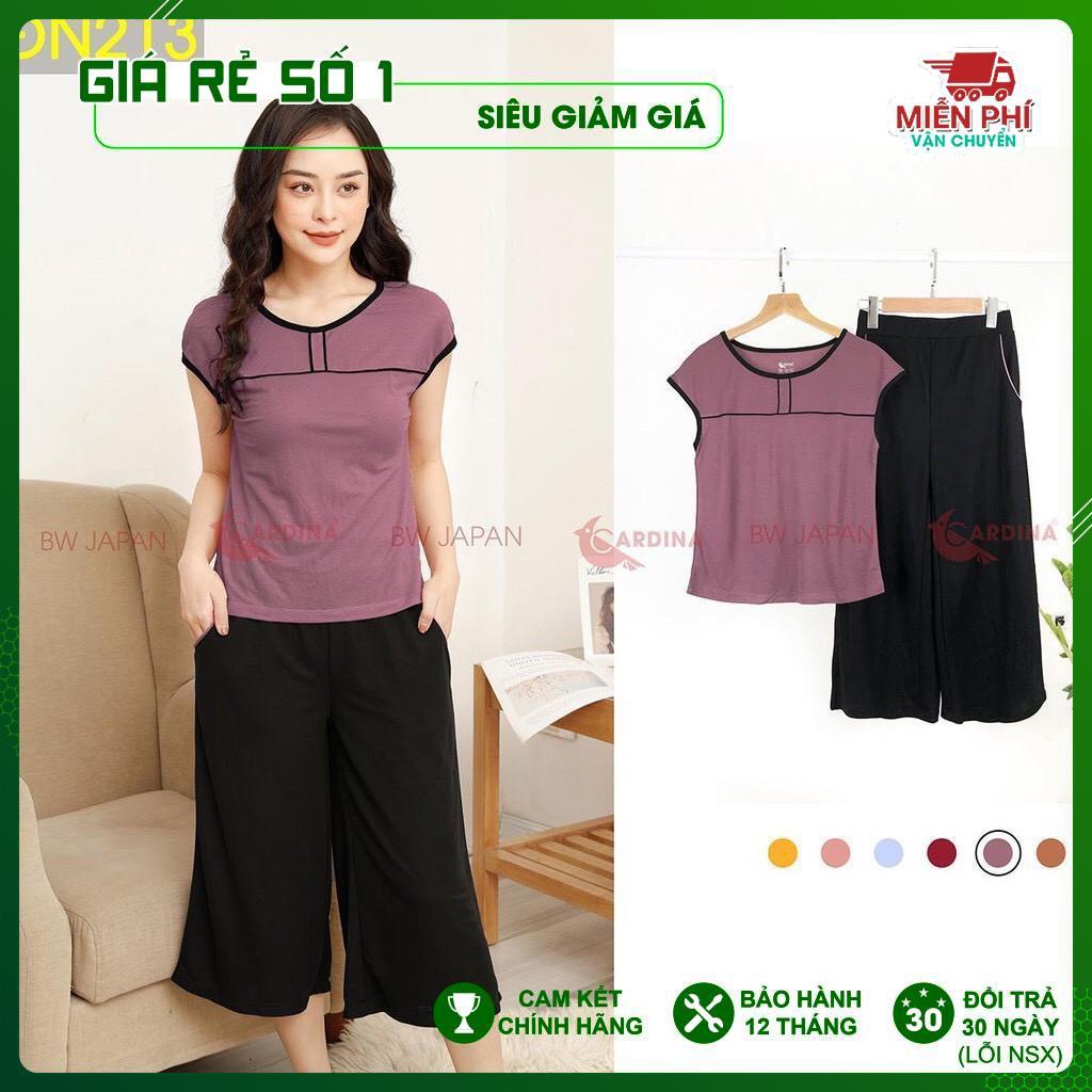 Đồ Bộ Lụa Đũi Lửng Cao Cấp vải đũi lụa mặc thoáng mát, co giãn thoải mái và tiện lợi
