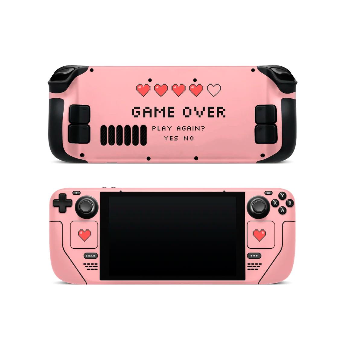 Skin decal dán Steam Deck mẫu 8bit Game Over