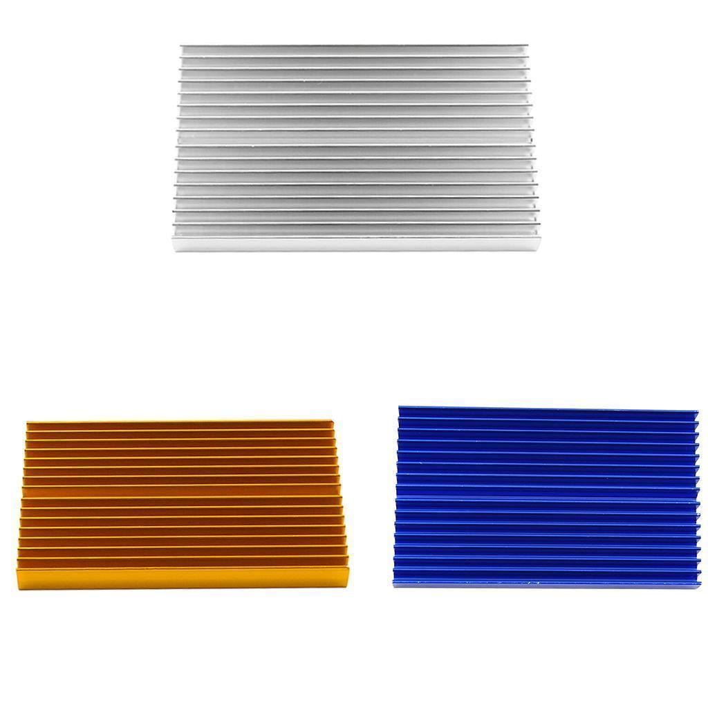 100x60x10mm Aluminum   Heat Sink Chip for Electronic