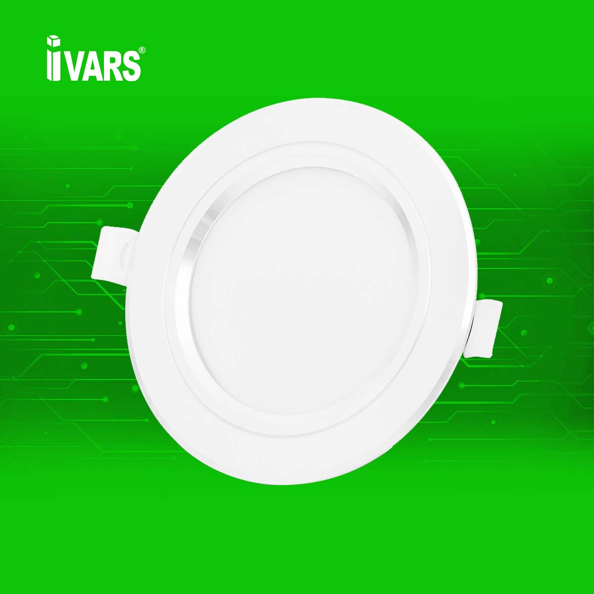 [ĐỔI MÀU] Đèn Led Âm Trần Downlight 9w Thương Hiệu Ivars
